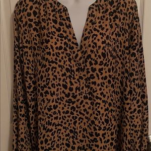 1X long sleeve womens Blouse